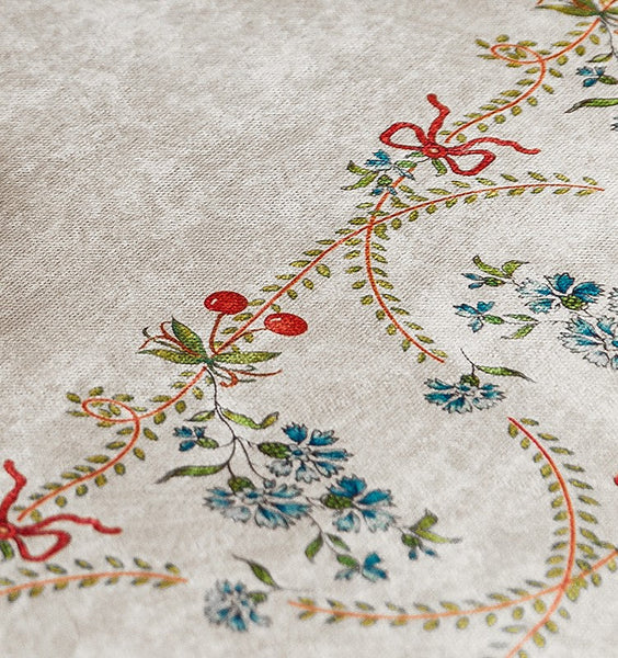 Spring Flower Table Covers for Round Table, Large Modern Rectangle Tablecloth for Dining Table, Farmhouse Table Cloth for Oval Table, Square Tablecloth for Kitchen-LargePaintingArt.com