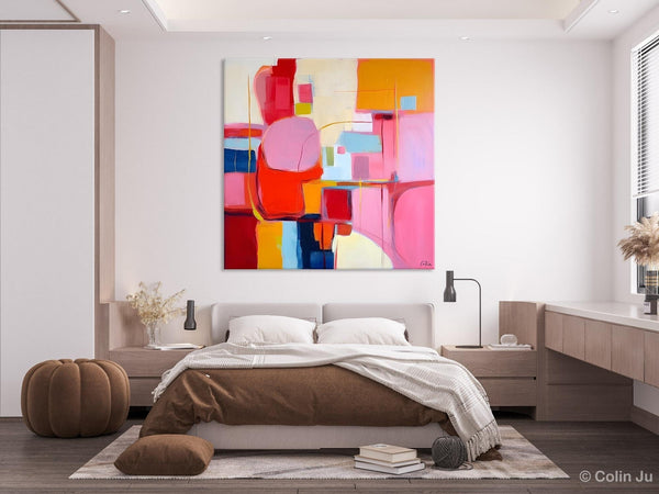 Ultra Modern Acrylic Paintings, Abstract Painting for Bedroom, Original Modern Wall Art Paintings, Oversized Contemporary Canvas Paintings-LargePaintingArt.com
