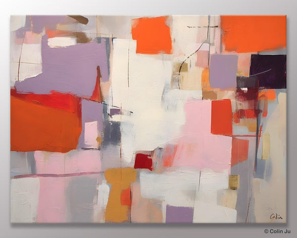 Acrylic Paintings on Canvas, Large Original Abstract Art, Contemporary Acrylic Painting on Canvas, Oversized Modern Abstract Wall Paintings-LargePaintingArt.com