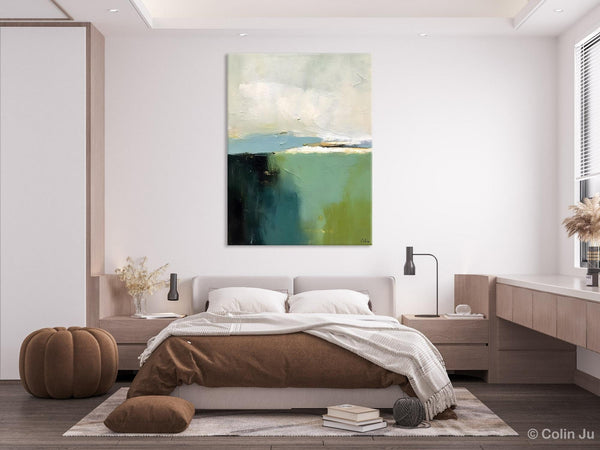 Simple Modern Wall Art, Oversized Contemporary Acrylic Paintings, Original Abstract Paintings, Extra Large Canvas Painting for Living Room-LargePaintingArt.com