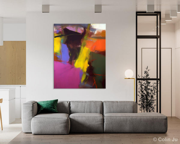 Abstract Paintings for Sale, Modern Wall Art for Living Room, Contemporary Acrylic Paintings, Original Abstract Art, Abstract Art on Canvas-LargePaintingArt.com