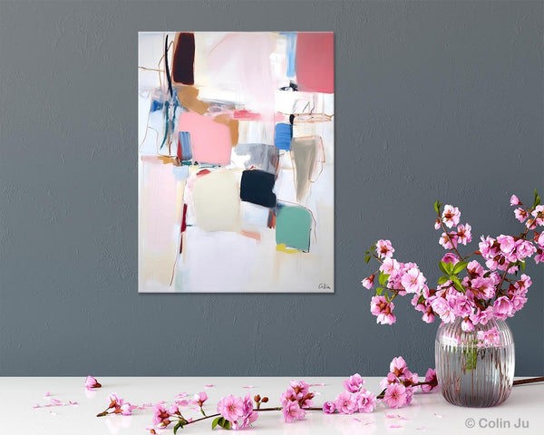 Abstract Painting on Canvas, Contemporary Acrylic Paintings, Extra Large Canvas Painting for Bedroom, Original Abstract Wall Art for Sale-LargePaintingArt.com