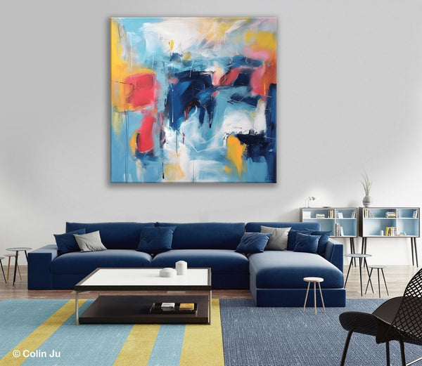 Abstract Paintings for Bedroom, Original Modern Paintings, Large Contemporary Canvas Art, Modern Acrylic Artwork, Buy Art Paintings Online-LargePaintingArt.com