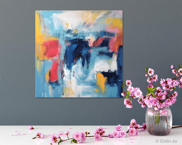Abstract Paintings for Bedroom, Original Modern Paintings, Large Contemporary Canvas Art, Modern Acrylic Artwork, Buy Art Paintings Online-LargePaintingArt.com
