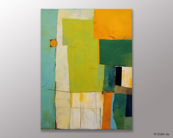Simple Modern Wall Art, Oversized Contemporary Acrylic Paintings, Extra Large Canvas Painting for Living Room, Original Abstract Paintings-LargePaintingArt.com