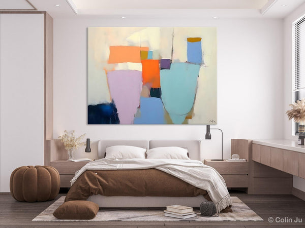 Simple Wall Painting Ideas for Living Room, Extra Large Painting on Canvas, Contemporary Acrylic Art, Original Abstract Wall Art Paintings-LargePaintingArt.com