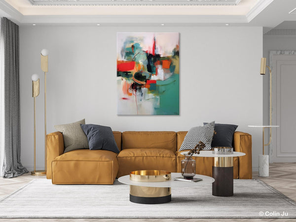 Abstract Wall Paintings, Extra Large Paintings for Dining Room, Hand Painted Canvas Art, Original Artowrk, Contemporary Wall Art Paintings-LargePaintingArt.com