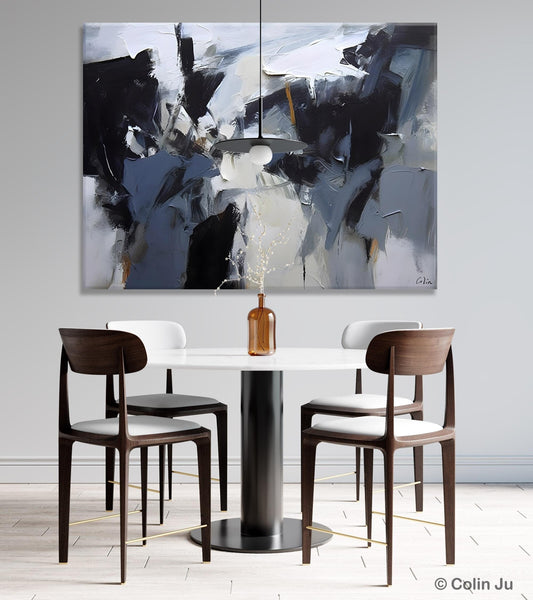 Simple Canvas Art, Contemporary Painting on Canvas, Extra Large Wall Art Paintings, Original Canvas Art for sale, Simple Abstract Paintings-LargePaintingArt.com