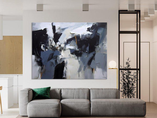 Simple Canvas Art, Contemporary Painting on Canvas, Extra Large Wall Art Paintings, Original Canvas Art for sale, Simple Abstract Paintings-LargePaintingArt.com