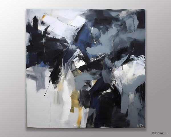 Simple Modern Acrylic Art, Modern Original Abstract Art, Large Abstract Art for Bedroom, Canvas Paintings for Sale, Contemporary Canvas Art-LargePaintingArt.com