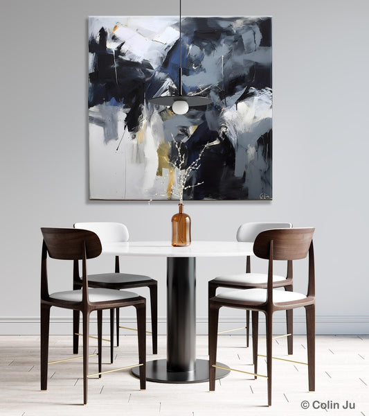 Simple Modern Acrylic Art, Modern Original Abstract Art, Large Abstract Art for Bedroom, Canvas Paintings for Sale, Contemporary Canvas Art-LargePaintingArt.com