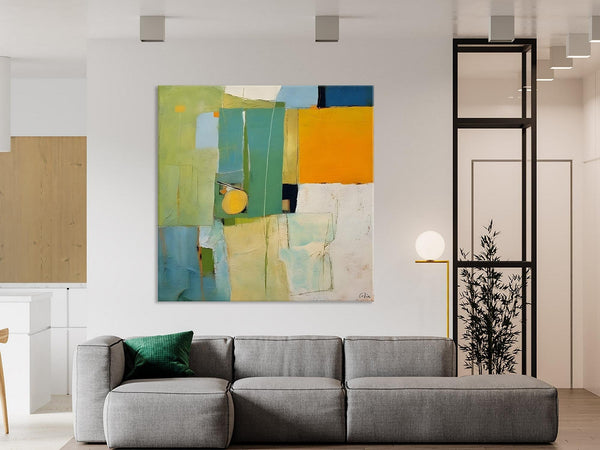 Original Modern Wall Paintings, Contemporary Canvas Art, Abstract Painting for Bedroom, Modern Acrylic Artwork, Heavy Texture Canavas Art-LargePaintingArt.com