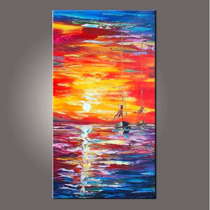 Palette Knife Paintings, Abstract Canvas Painting, Impasto Art, Flower Paintings, Simple Modern Art, Simple Abstract Painting, Large Paintings for Bedroom