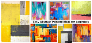 Easy Abstract Painting Ideas for Beginners, Easy DIY Abstract Artwork, Easy Modern Paintings, Simple Wall Art Paintings, Easy Acrylic Canvas Painting Ideas for Beginners