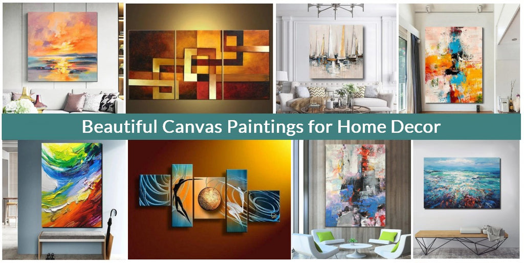 Large Modern Paintings for Living Room, Simple Modern Wall Art Ideas, Easy Abstract Painting Ideas, Contemporary Acrylic Paintings, Dining Room Wall Art Ideas