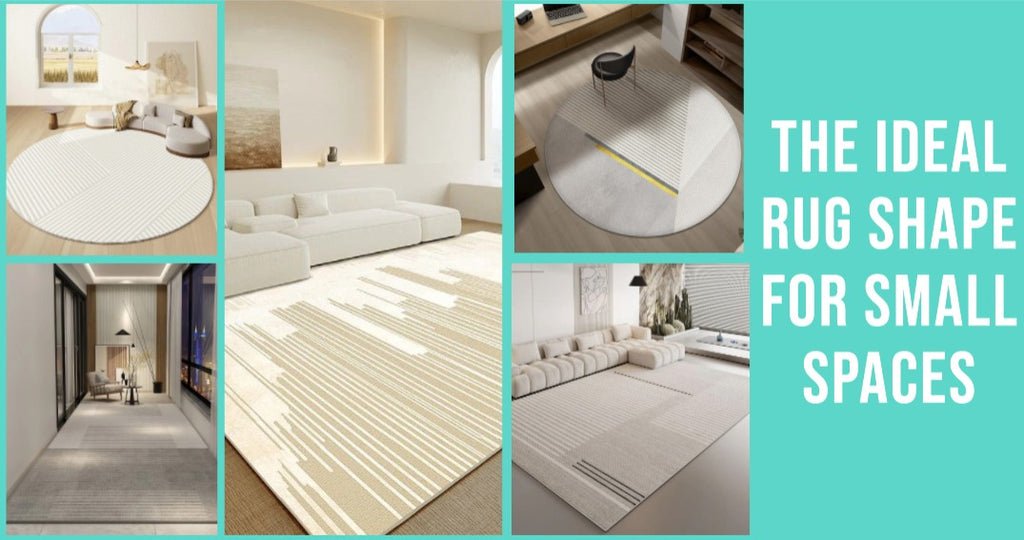 The Ideal Rug Shape for Small Spaces, Modern Rugs for Living Room, Contemporary Round Rugs for Dining Room, Circular Modern Rugs for Bedroom, Modern Carpets for Office