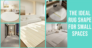 The Ideal Rug Shape for Small Spaces, Modern Rugs for Living Room, Contemporary Round Rugs for Dining Room, Circular Modern Rugs for Bedroom, Modern Carpets for Office