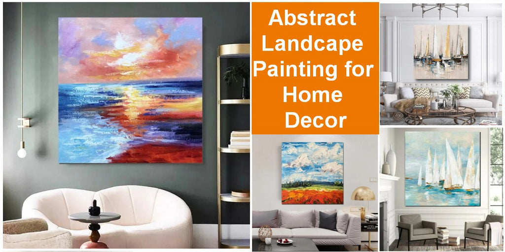 Landscape Paintings for Living Room, Abstract Landscape Paintings, Landcape Canvas Wall Art Paintings, Acrylic Landscape Paintings, Original Landscape Artwork