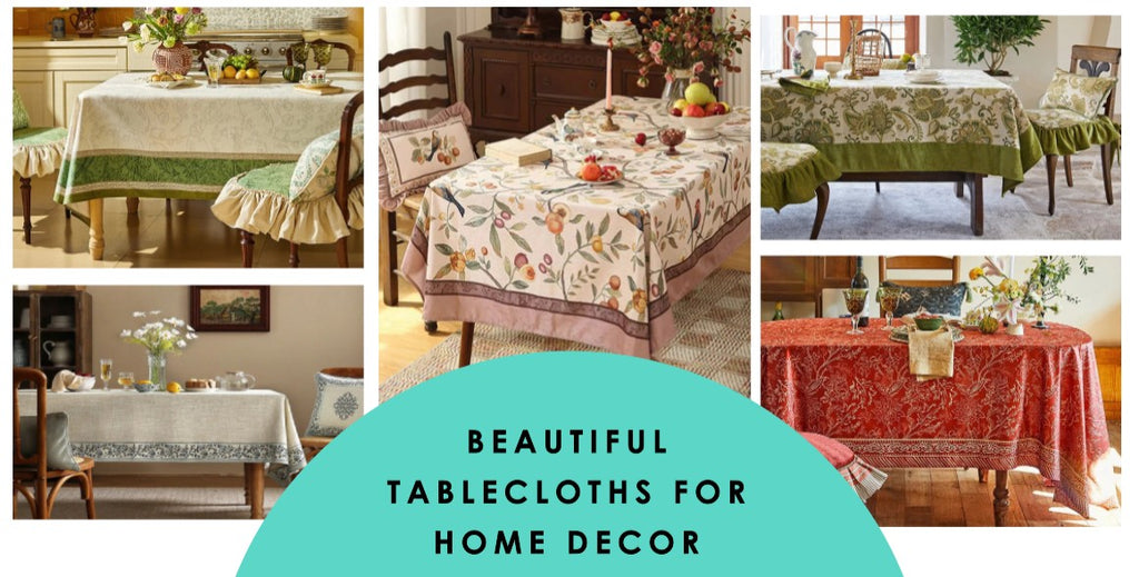Unique Beautiful Tablecloth Ideas for Oval Table, Table Covers for Coffee Tables, Rectangle Tablecloths for Dining Table, Large Square Tablecloth for Round Table, Farmhouse Table Cloth