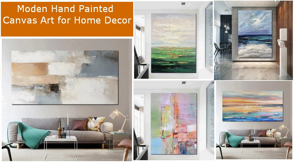 Extra Large Wall Art Paintings, Hand Painted Canvas Art, Buy Art Online, Oversize Abstract Paintings for Living Room, Contemporary Artwork, Simple Modern Art