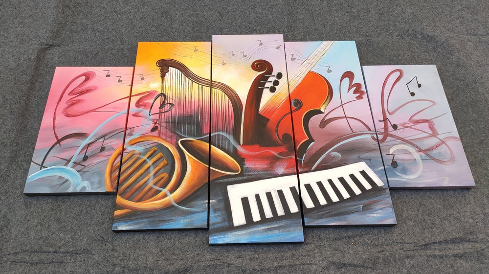 Painting Samples of Music Painting, Modern Acrylic Paintings, Large Paintings for Living Room, Bedroom Wall Art Ideas, Acrylic Painting on Canvas, Hand Painted Wall Art, Buy Art Online