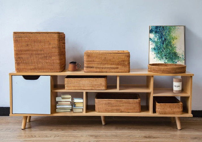Storage Baskets for Shelves