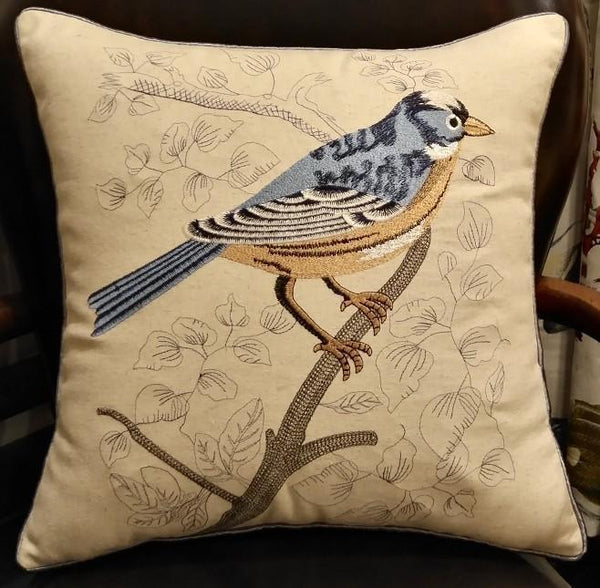 Living Room Throw Pillows, Decorative Sofa Pillows, Bird Throw Pillows, Pillows for Farmhouse, Bedroom Throw Pillows, Rustic Pillows for Couch-LargePaintingArt.com