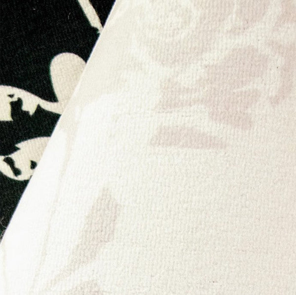 Contemporary Round Rugs for Dining Room, Flower Pattern Round Carpets under Coffee Table, Circular Modern Rugs for Living Room, Modern Area Rugs for Bedroom-LargePaintingArt.com