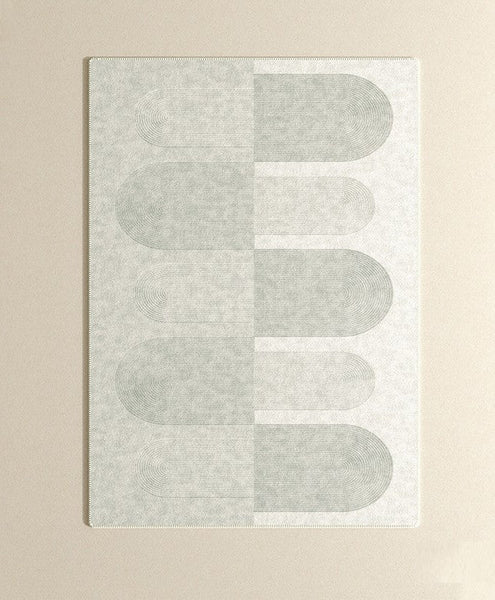 Geometric Modern Rugs for Living Room, Contemporary Abstract Rugs under Dining Room Table, Simple Modern Rugs, Large Modern Rugs for Bedroom-LargePaintingArt.com