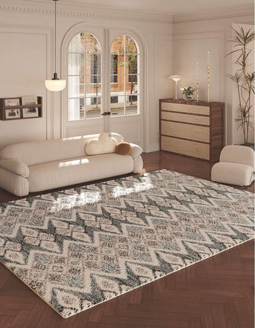 Modern Runner Rugs Next to Bed, Kitchen Runner Rugs, Bathroom Runner Rugs, Contemporary Runner Rugs for Living Room, Runner Rugs for Hallway-LargePaintingArt.com
