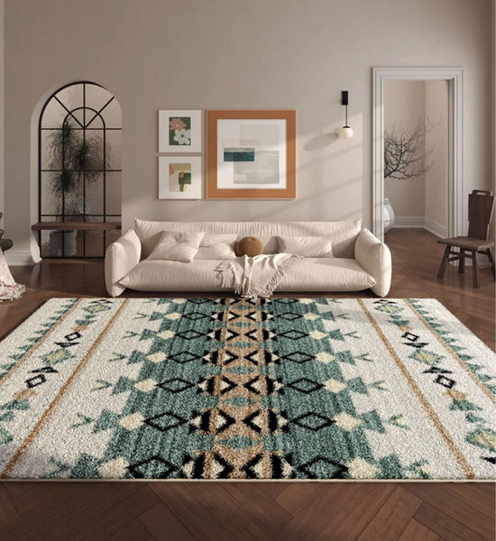 Modern Runner Rugs Next to Bed, Bathroom Runner Rugs, Contemporary Runner Rugs for Living Room, Kitchen Runner Rugs, Runner Rugs for Hallway-LargePaintingArt.com