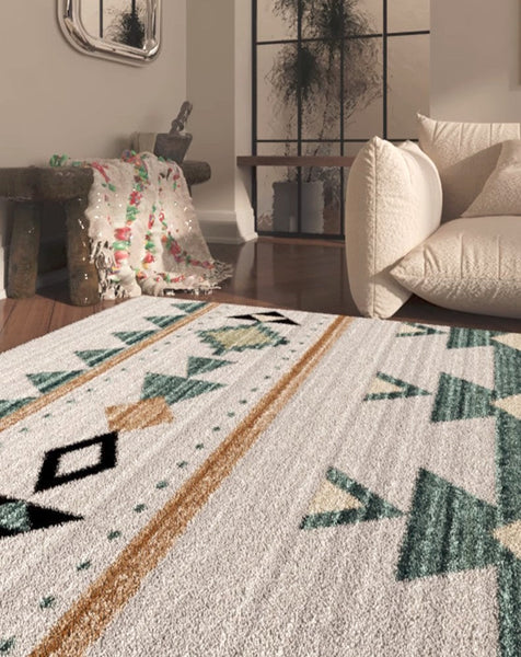 Modern Runner Rugs Next to Bed, Bathroom Runner Rugs, Contemporary Runner Rugs for Living Room, Kitchen Runner Rugs, Runner Rugs for Hallway-LargePaintingArt.com