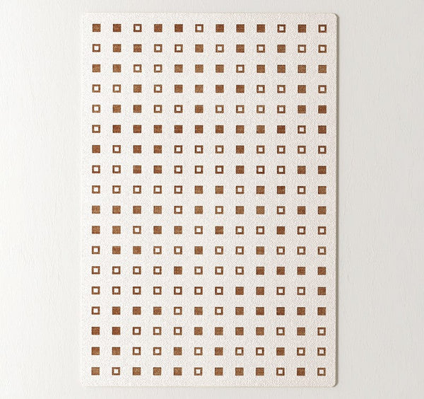 Geometric Modern Rug Placement Ideas for Living Room, Modern Rug Ideas for Bedroom, Contemporary Area Rugs for Dining Room-LargePaintingArt.com