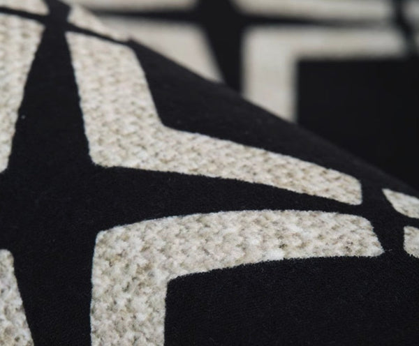 Elegant Modern Area Rugs under Sofa, Dining Room Floor Rugs, Mid Century Black Rugs for Living Room, Abstract Contemporary Rugs for Bedroom, Modern Carpets for Office-LargePaintingArt.com