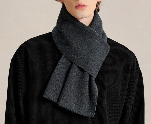 Casual Fashion Scarf for Men, Men's Cashmere Scarf Winter, Soft Wool Scarf for Men, Men's Winter Scarf, Business Formal Men Scarf Styles, Wool Scarf for Gentleman