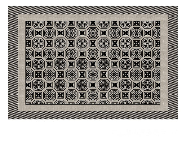 Abstract Contemporary Rugs for Bedroom, Mid Century Area Rugs for Living Room, Modern Carpets for Office, Dining Room Floor Rugs, Elegant Modern Area Rugs under Sofa-LargePaintingArt.com