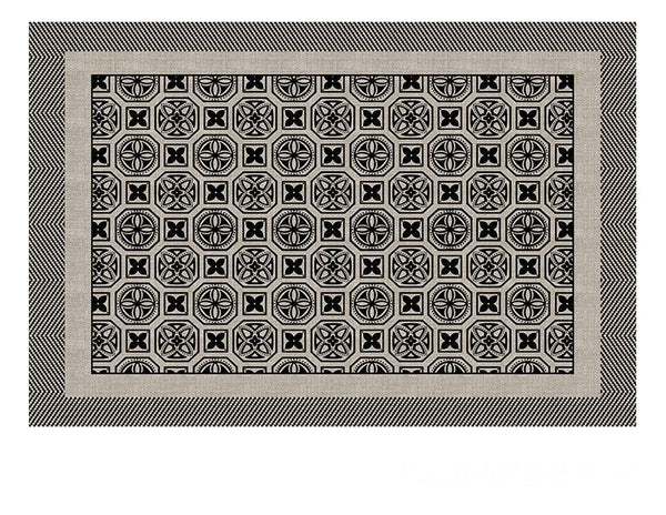 Abstract Contemporary Rugs for Bedroom, Mid Century Area Rugs for Living Room, Modern Carpets for Office, Dining Room Floor Rugs, Elegant Modern Area Rugs under Sofa-LargePaintingArt.com