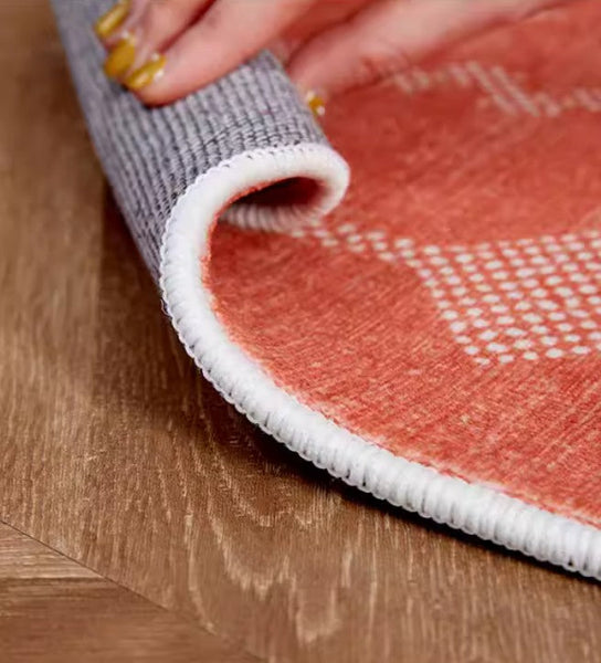 Modern Rugs for Living Room, Mid Century Area Rugs for Bedroom, Large Contemporary Area Rugs for Dining Room-LargePaintingArt.com