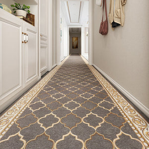 Long Hallway Runners, Non Slip Entryway Runner Rug Ideas, Extra Long Narrow Runner Rugs, Geometric Modern Long Hallway Runners,Contepmorary Runner Rugs-LargePaintingArt.com