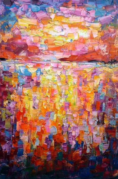 Original Painting, Canvas Wall Art, Original Artwork, Canvas Painting, Custom Extra Large Painting-LargePaintingArt.com