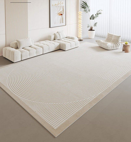 Bedroom Floor Rugs, Contemporary Area Rugs for Dining Room, Abstract Area Rugs for Living Room, Modern Rug Ideas for Living Room-LargePaintingArt.com