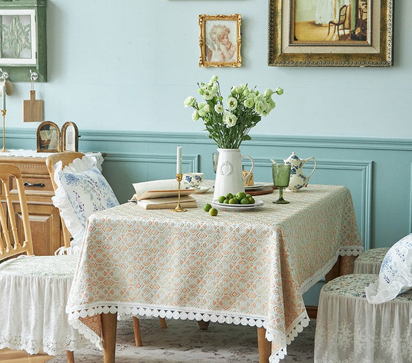 Modern Tablecloth for Home Decoration, Large Square Tablecloth for Round Table, Extra Large Rectangle Tablecloth for Dining Room Table-LargePaintingArt.com
