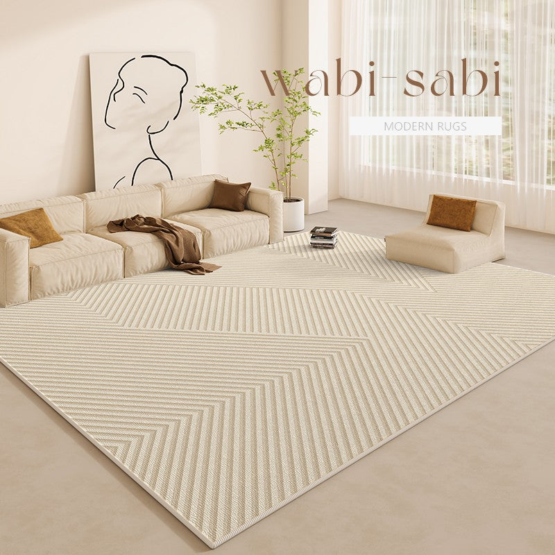 Modern Rugs under Dining Room Table, Abstract Modern Rugs for Living Room, Modern Geometric Carpets for Sale, Contemporary Modern Rugs Next to Bed-LargePaintingArt.com