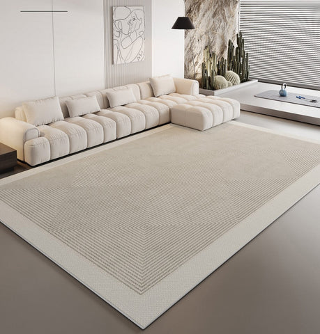 Large Contemporary Floor Carpets, Living Room Modern Area Rugs, Geometric Modern Rugs in Bedroom, Dining Room Modern Rugs-LargePaintingArt.com