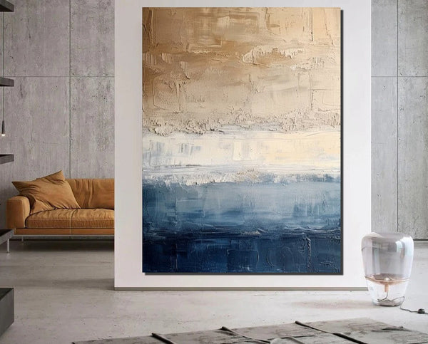 Huge Canvas Painting, Simple Painting Ideas, Living Room Wall Art Paintings, Modern Canvas Painting for Bedroom, Extra Large Paintings on Canvas-LargePaintingArt.com