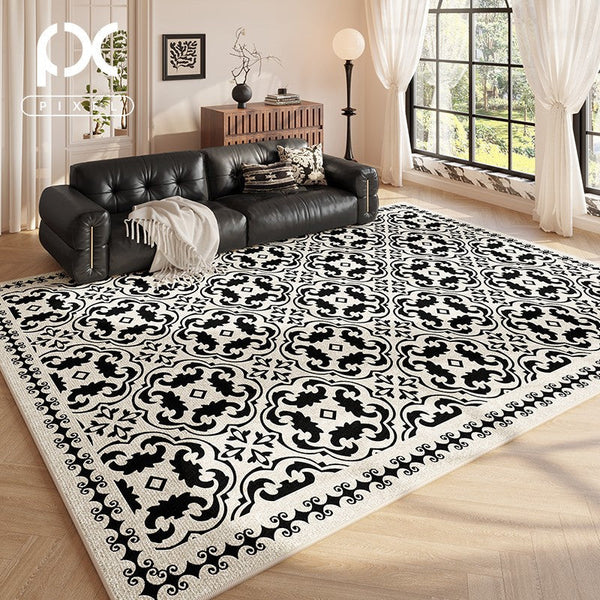 Large Modern Rugs for Living Room, Modern Rugs under Dining Room Table, Modern Carpets for Bedroom, French Style Modern Rugs Next to Bed-LargePaintingArt.com