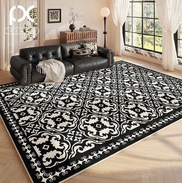 Modern Rugs under Dining Room Table, Modern Carpets for Bedroom, Large Modern Rugs for Living Room, French Style Modern Rugs Next to Bed-LargePaintingArt.com