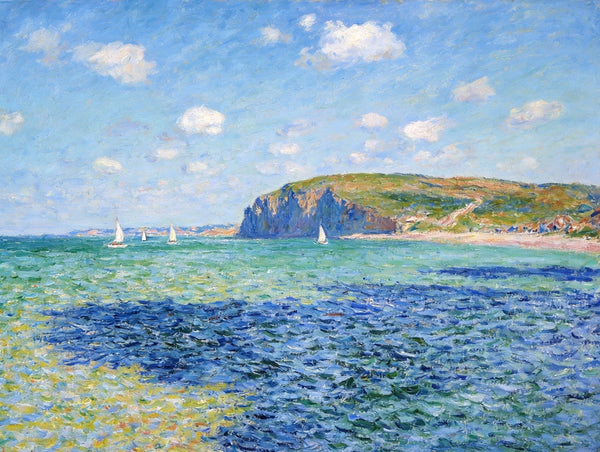 Hand Painted Canvas Art, A Bay Caressed by the Breeze, Landscape Wall Art Paintings, Original Oil Paintings, Small Landscape Paintings, On Canvas Small Paintings-LargePaintingArt.com