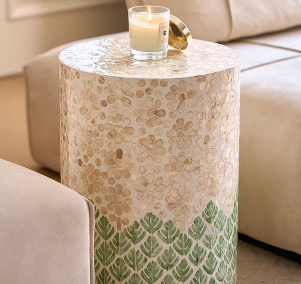 Creative Coffee Table, Contemporary Side Table, Small End Table, Portable Casual Side Table, Shell Small Sofa Side Table, Modern Side Table, Contemporary Bedside Table, Bedside Small Side Table-LargePaintingArt.com
