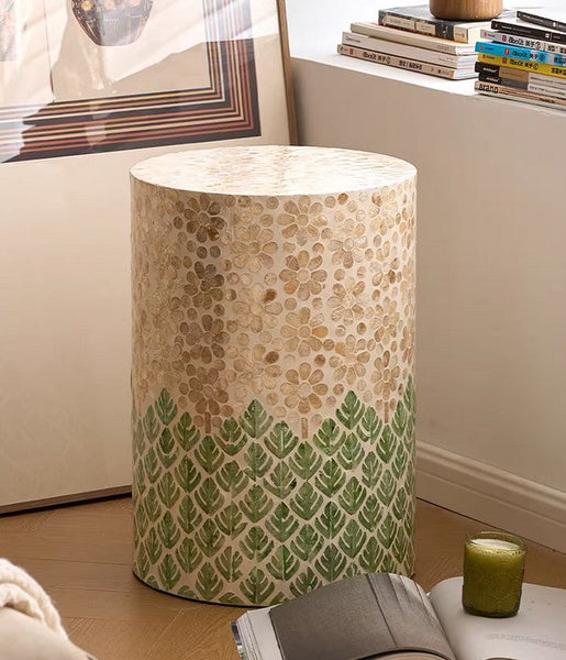 Creative Coffee Table, Contemporary Side Table, Small End Table, Portable Casual Side Table, Shell Small Sofa Side Table, Modern Side Table, Contemporary Bedside Table, Bedside Small Side Table-LargePaintingArt.com